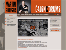Tablet Screenshot of martinroettger.de